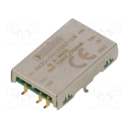 1 pcs x AIMTEC - AM3O-2412SNZ-LM - Converter: DC/DC, 3W, Uin: 9÷36V, Uout: 12VDC, Iout: 250mA, SMD