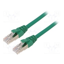 1 pcs x LAPP - 24441346 - Patch cord, ETHERLINE® Cat.6a,S/FTP, 6a, stranded, Cu, LSZH, green