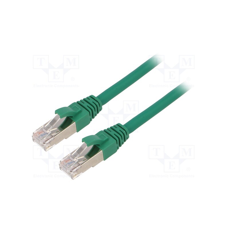 1 pcs x LAPP - 24441346 - Patch cord, ETHERLINE® Cat.6a,S/FTP, 6a, stranded, Cu, LSZH, green