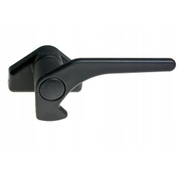 Window and glass handle with polyplastic quick connector