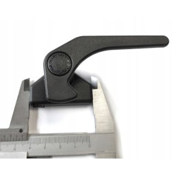 Window and glass handle with polyplastic quick connector