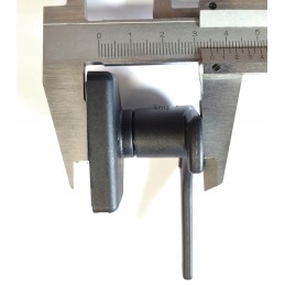 Window and glass handle with polyplastic quick connector