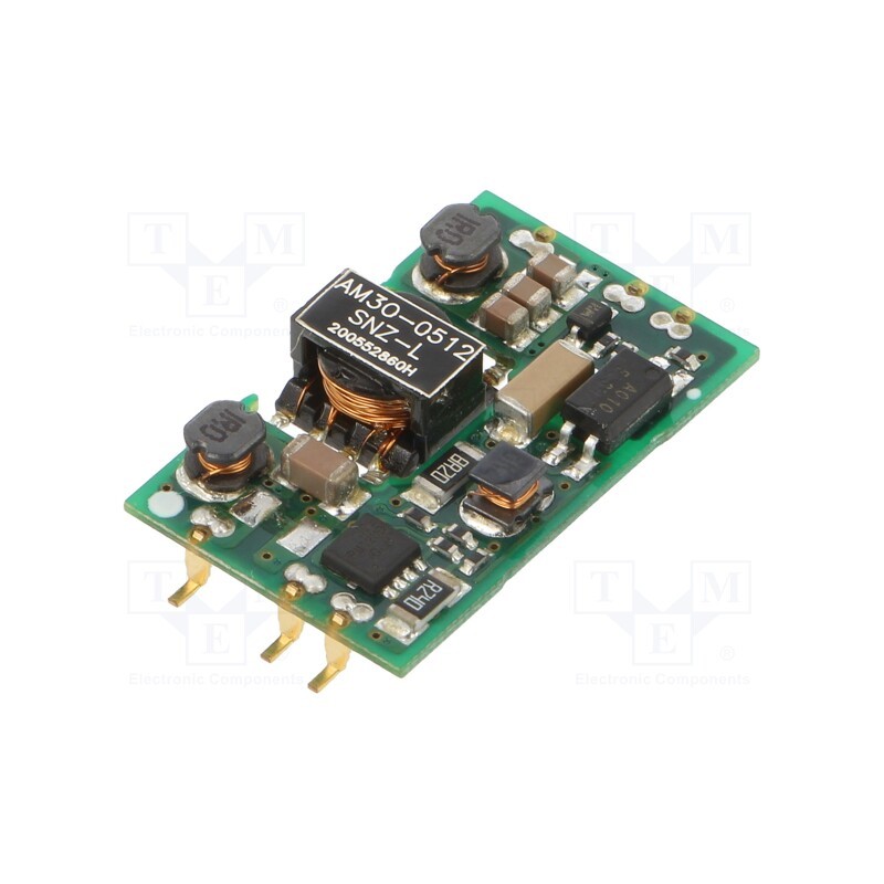 1 pcs x AIMTEC - AM3O-0512SNZ-L - Converter: DC/DC, 3W, Uin: 4.5÷9V, Uout: 12VDC, Iout: 250mA, SMD