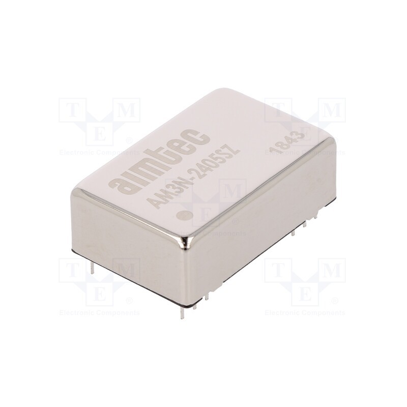 1 pcs x AIMTEC - AM3N-2405SZ - Converter: DC/DC, 3W, Uin: 21.6÷26.4V, Uout: 5VDC, Iout: 600mA, DIP24
