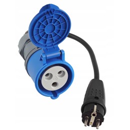 Adapter, CEE plug, 230v socket, IP adapter