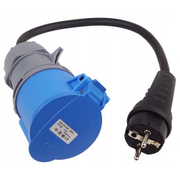 Adapter, CEE plug, 230v socket, IP adapter