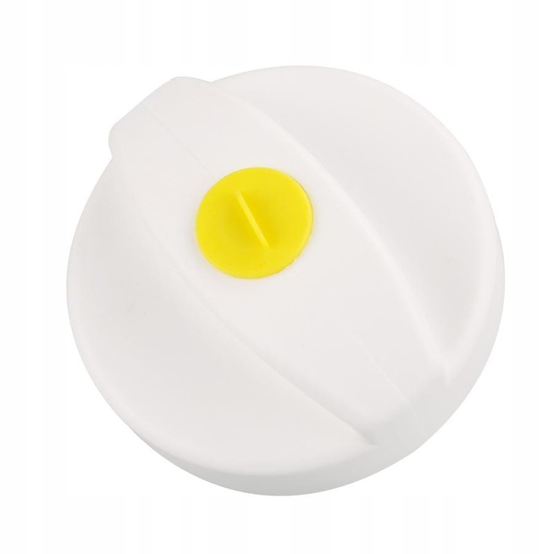 White fuel water filler cap