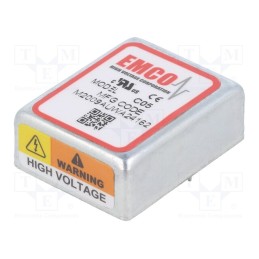 1 pcs x XP POWER - C05 - Converter: DC/DC, 1W, Uin: 11.5÷16V, Uout: 0÷500VDC, Iout: 2mA, THT, C
