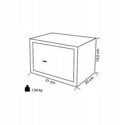 Reimo 19mm straight water connector for a camper