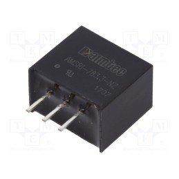 1 pcs x AIMTEC - AMSRW-783.3-NZ - Converter: DC/DC, 1.65W, Uin: 9÷72V, Uout: 3.3VDC, Iout: 500mA, SIP3