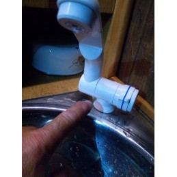 Faucet faucet with electric switch for yacht camper
