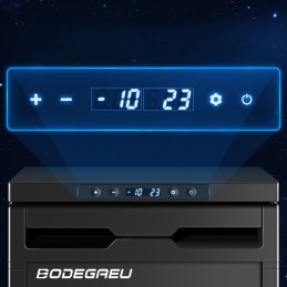 Compressor refrigerator for a camper, camper trailer, 50l 12 24v