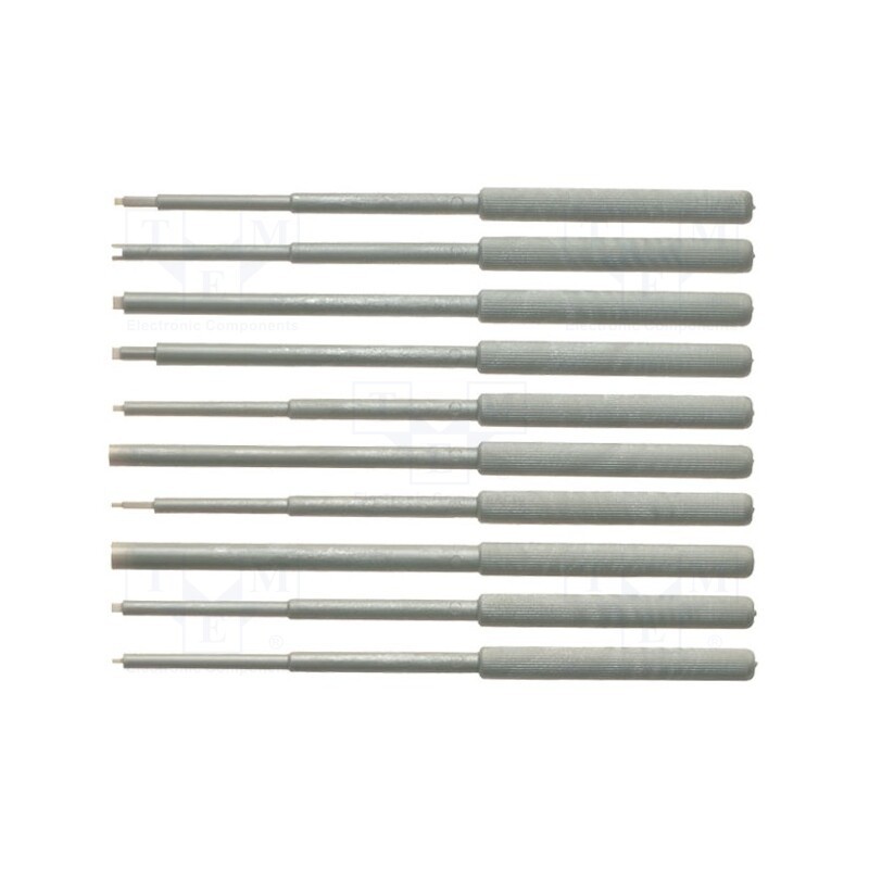 1 set x C.K - T4857 - Kit: alignment tools, slot, Kit: screwdrivers, blister, 10pcs.