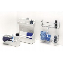 White shelf for a yacht, a camper, a boat trailer