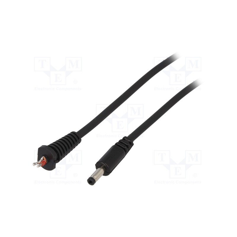 1 pcs x BQ CABLE - DC.CAB.1010.0150 - Cable, 2x1mm2, wires,DC 4,0/1,7 plug, straight,Sony, black, 1.5m
