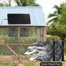 Solar powered exhaust fan professional silicon n2