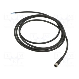 1 pcs x TELEMECANIQUE SENSORS - XZCP0941L2 - Connection lead, M8, PIN: 4, straight, 2m, plug, 60VAC, 4A, -5÷80°C