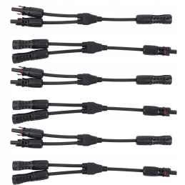 Solar panel connectors parallel adapter