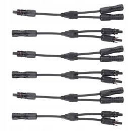 Solar panel connectors parallel adapter