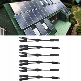 Solar panel connectors parallel adapter