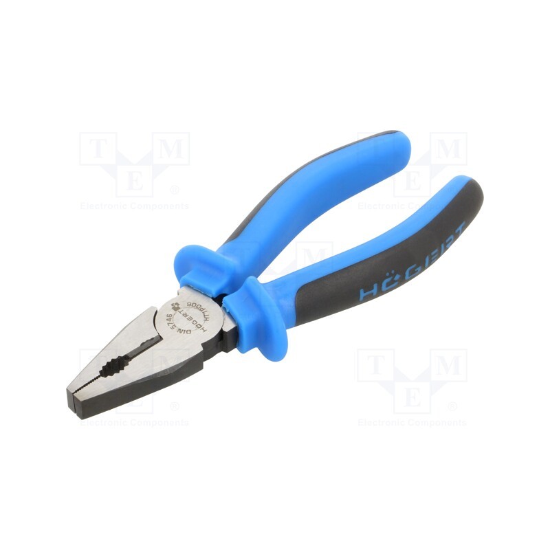 1 pcs x Hu00d6GERT TECHNIK - HT1P006 - Pliers, universal, ergonomic two-component handles, 160mm