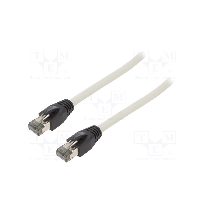 1 pcs x LOGILINK - CQ8092S - Patch cord, S/FTP, Cat 8.1, stranded, Cu, LSZH, grey, 10m, 26AWG
