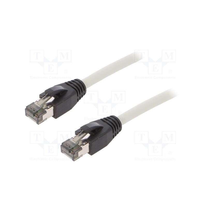 1 pcs x LOGILINK - CQ8072S - Patch cord, S/FTP, Cat 8.1, stranded, Cu, LSZH, grey, 5m, 26AWG