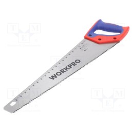 1 pcs x Workpro - W016034 - Hacksaw, wood,plastic, 7teeth/inch, 500mm