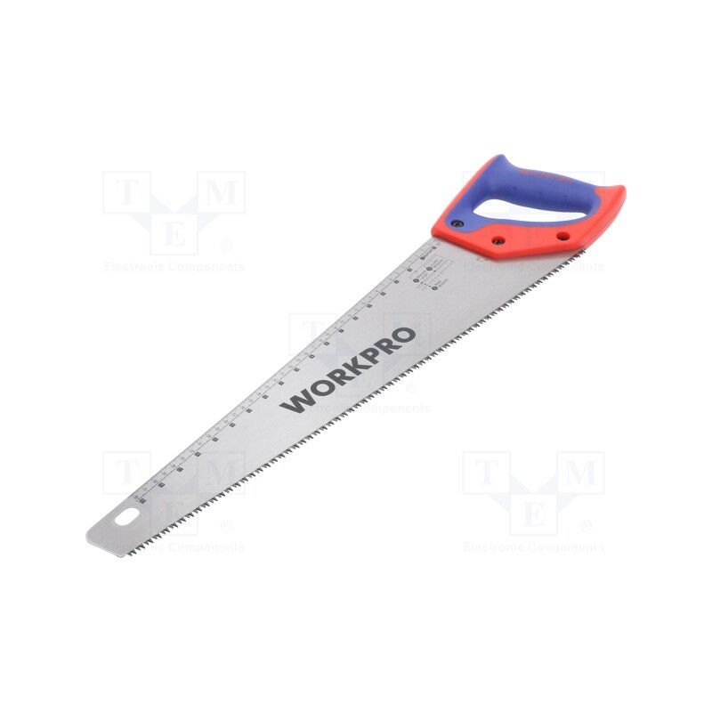1 pcs x Workpro - W016034 - Hacksaw, wood,plastic, 7teeth/inch, 500mm
