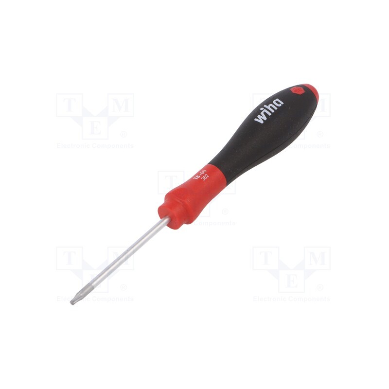 1 pcs x WIHA - 1288 - Screwdriver, Torx®, TX08, SoftFinish®, Blade length: 60mm