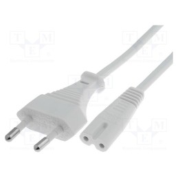 1 pcs x Goobay - 96035 - Cable, 2x0.75mm2, CEE 7/16 (C) plug,IEC C7 female, PVC, 1.8m