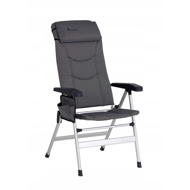 Isabella Thor dark gray chair, foldable, max 120kg