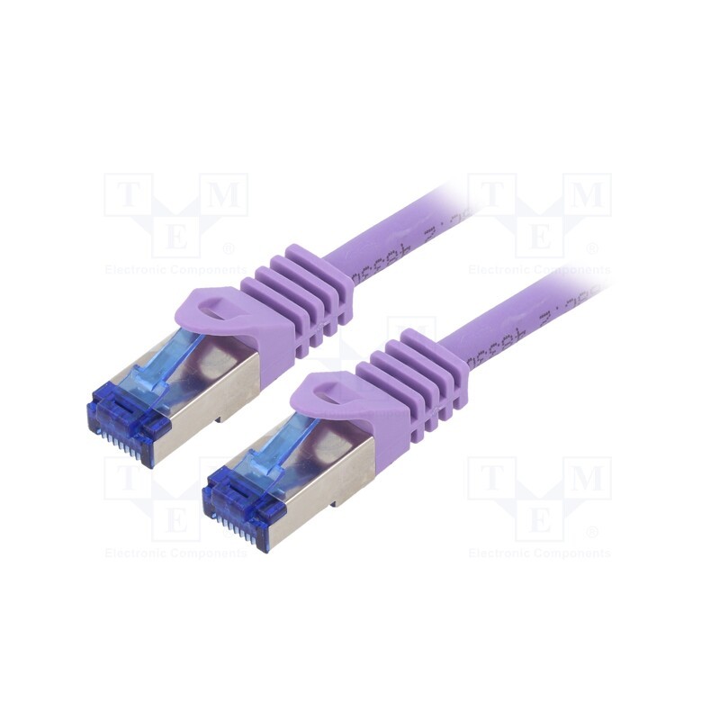 1 pcs x LOGILINK - C6A069S - Patch cord, S/FTP, 6a, stranded, Cu, LSZH, violet, 3m, 26AWG