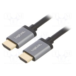 1 pcs x LOGILINK - CHA0100 - Cable, HDCP,HDMI 2.0, HDMI plug,both sides, 1m, black