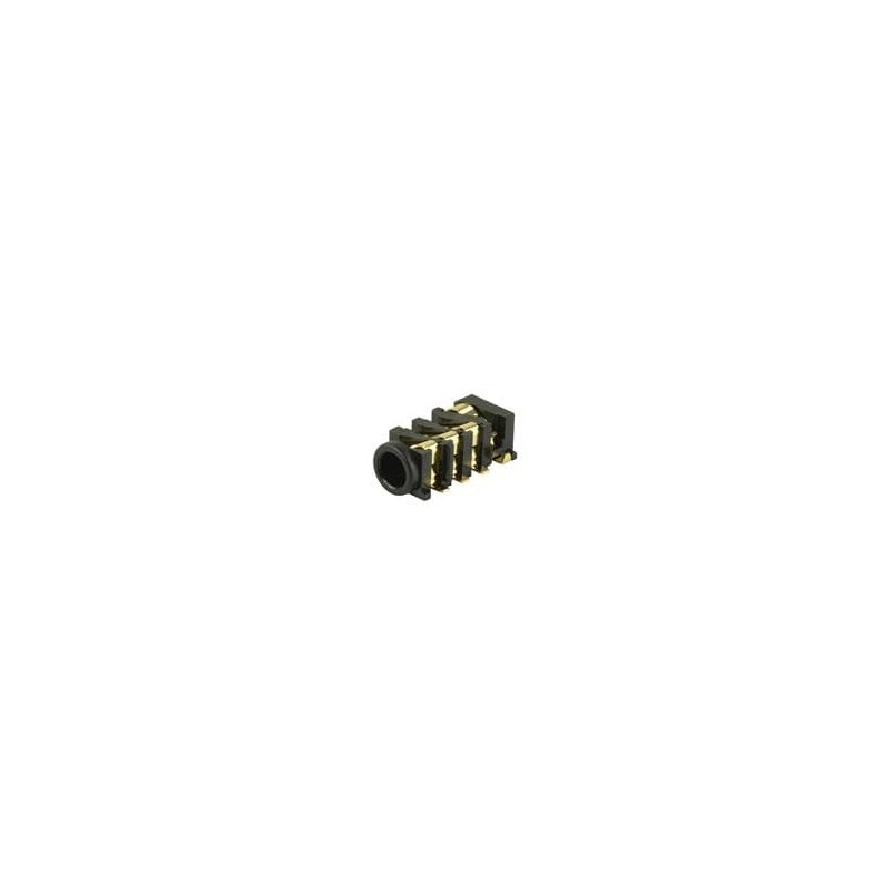 1 pcs : SJ2-35983D-SMT-TR - Phone Connectors 3.5mm gold terminal 3cond Tip/Ring swtch