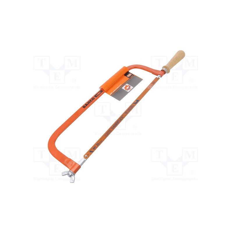 1 pcs x BAHCO - 304 - Hacksaw, for fretsaw blades, Kit: blade