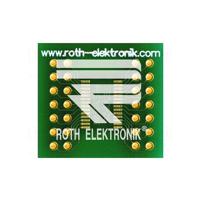 1 pcs x ROTH ELEKTRONIK GMBH - RE933-06 - Board: universal, multiadapter, W: 58.9mm, L: 120.1mm, TSSOP28
