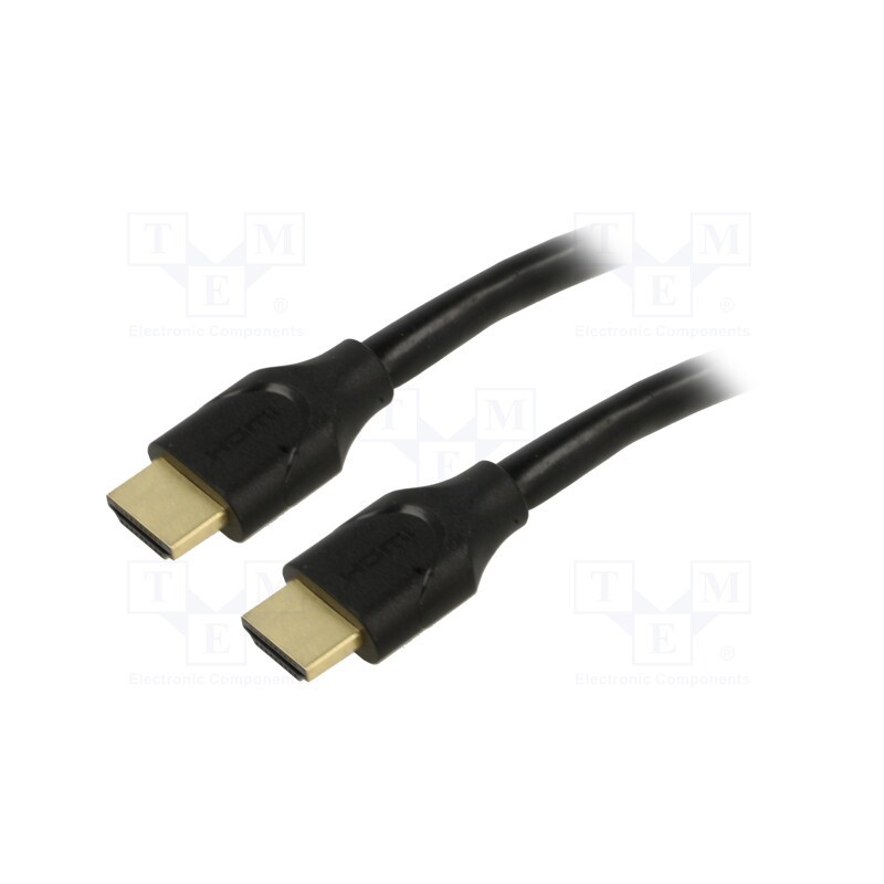 1 pcs x Goobay - 61642 - Cable, HDCP 2.2,HDMI 2.1, HDMI plug,both sides, PVC, 5m, black
