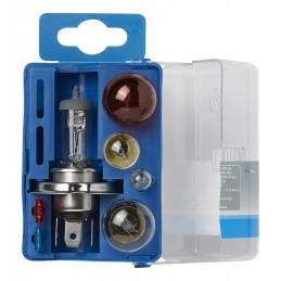 Set of spare bulbs for h4 cars, 7 elements