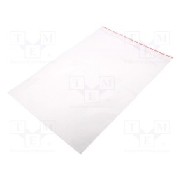 1 pcg x PLAST - 84129 - Self-seal bag, L: 300mm, Width: 215mm, Thick: 45um, polyetylene
