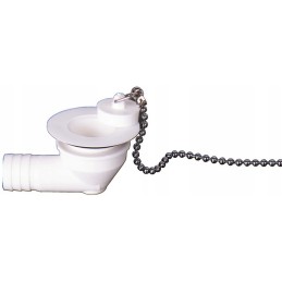 Siphon, angular drain, sink, washbasin, camper, trailer, 19 mm