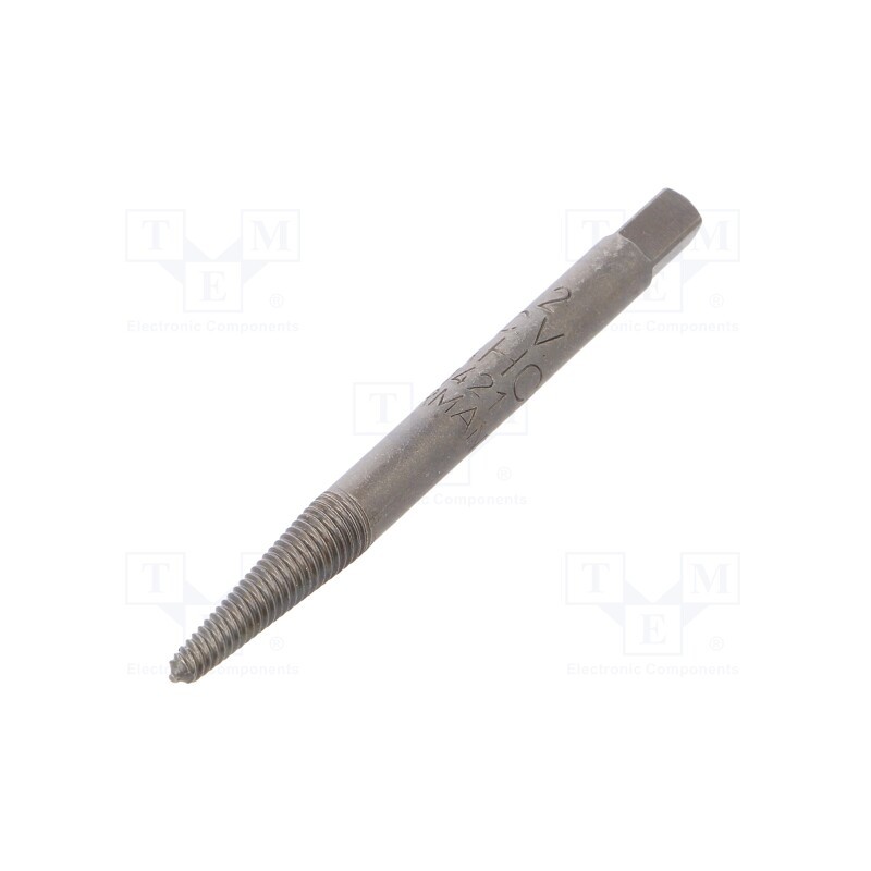 1 pcs x BAHCO - 1421-2.1 - Screw extractor, Ø: 2.1÷4.9mm, L: 57mm, Tipwidth: 2.6mm