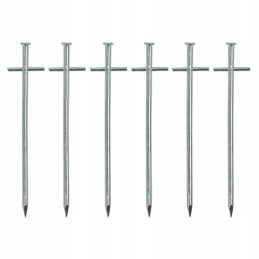 Tent peg pins 17cm T shape x6