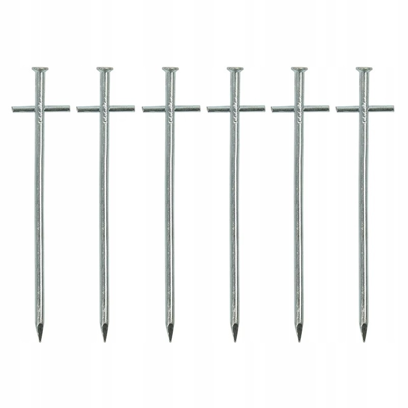 Tent peg pins 17cm T shape x6