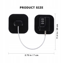 Refrigerator file cabinet lock on the refrigerator door