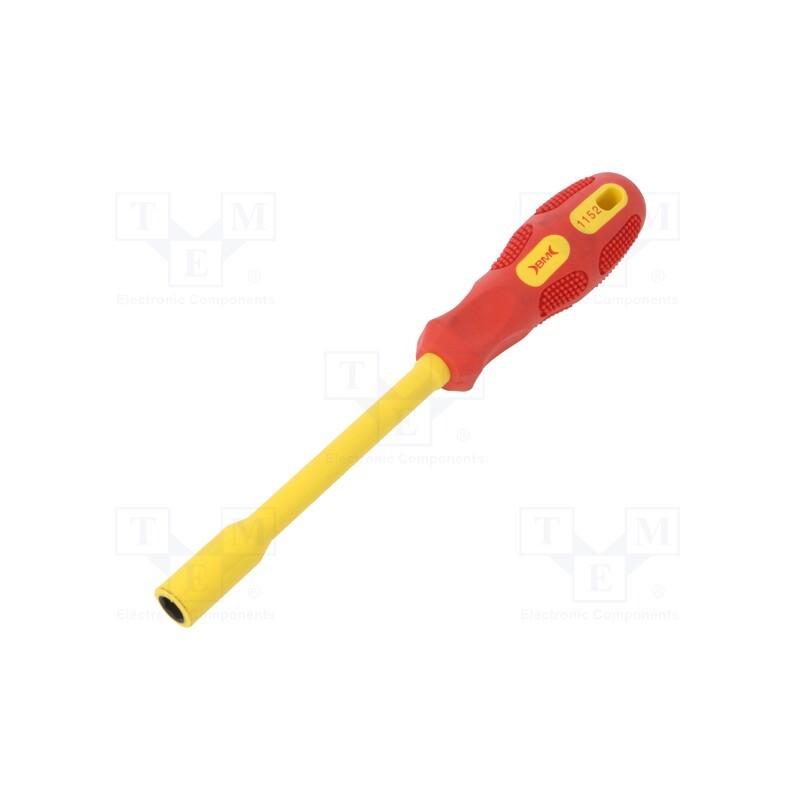 1 pcs x BM GROUP - BM1152 - Screwdriver, insulated, 6-angles socket, HEX 8mm