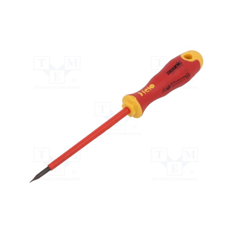 1 pcs x FELO - 413 035 90 - Screwdriver, insulated, slot, 3,5x0,6mm, ERGONIC®