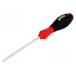 1 pcs x WIHA - 26329 - Screwdriver, hex key,spherical, HEX 4mm, SoftFinish®