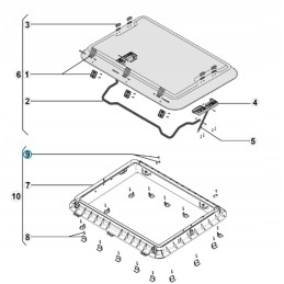 Dometic heki 2 roof window handle lock