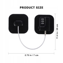 Refrigerator lock locks the child's refrigerator door